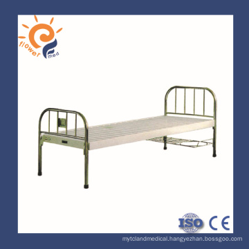 Hospital Equipment Stainless Steel Hospital Flat Bed